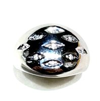 Ring Giorgio Visconti Woman Cult in White Gold Diamante 0.07 Ct AB042 X - AB042 X